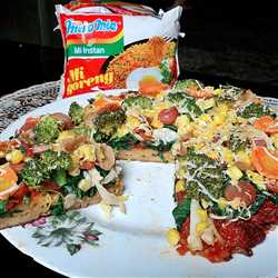 Pizza Mie Kornet Sayur